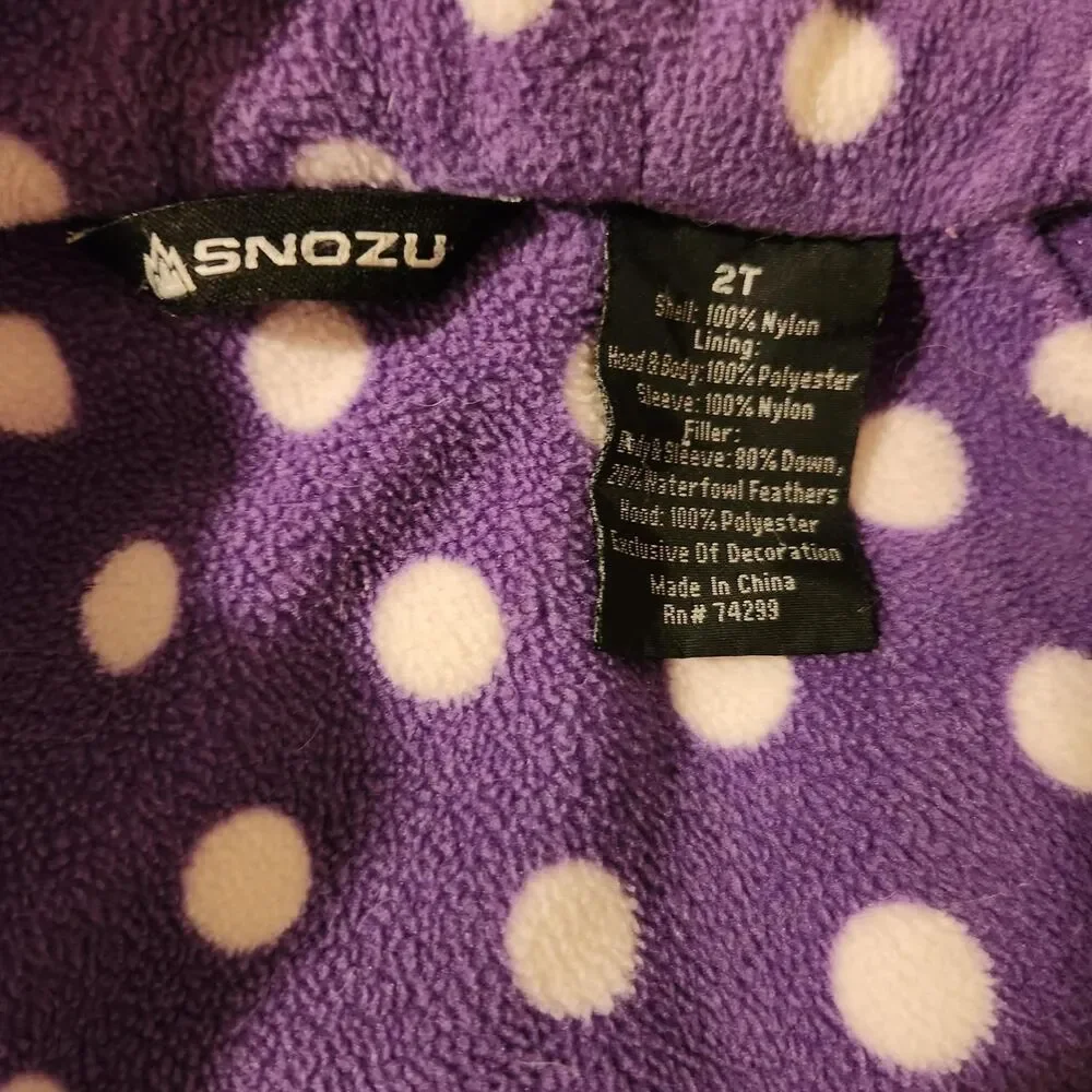 Snozu pink puffer